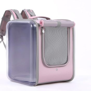 Cat Backpack Carrier Large Pet Backpack Carrier, 16lbs Load-Bearing Ventilated Design Dog Backpack Carrier for Small Dogs, Sturdy Cat Bubble Backpack for Travel, Hiking & Outdoor